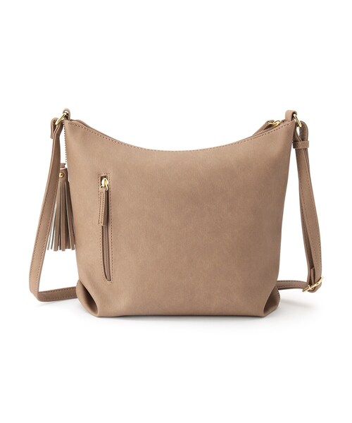 SHOO・LA・RUE(シューラルー)の「◆Wフェイスショルダー(ショルダーバッグ・レディース・ピンク/ダークブラウン/ライトグリーン/グレー/ネイビー/キャメル・00)」の9枚目の写真