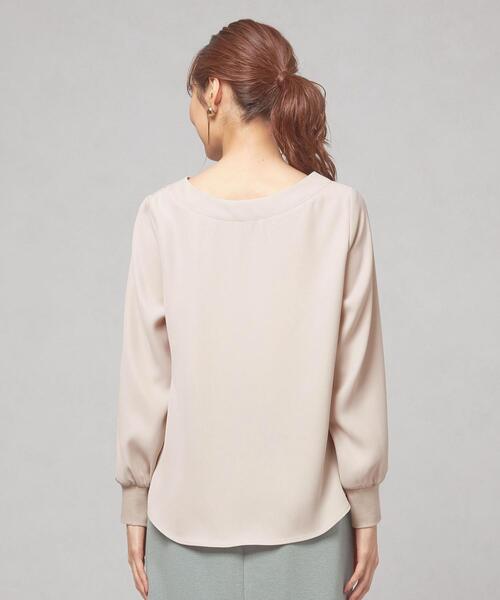 closet story（クローゼットストーリー）の「＜closet story（クローゼットストーリー）＞ソデグチリブ プルオーバー ブラウス（シャツ/ブラウス・レディース・オリーブ/ダークグレー/ナチュラル・FREE）」の10枚目の写真
