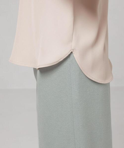 closet story（クローゼットストーリー）の「＜closet story（クローゼットストーリー）＞ソデグチリブ プルオーバー ブラウス（シャツ/ブラウス・レディース・オリーブ/ダークグレー/ナチュラル・FREE）」の16枚目の写真