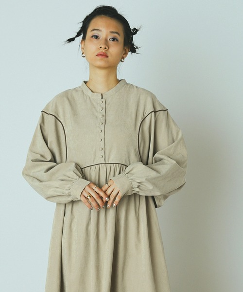 forksy.】パイピングデザインワンピース forksy.│MONO-MART