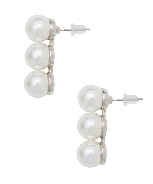 3連パールピアスorイヤリング ピアス 両耳用 Newlyme ニューリーミー のファッション通販 Zozotown 3連パールピアスorイヤリング ピアス 両耳用 Newlyme ニューリーミー のファッション通販 Zozotown