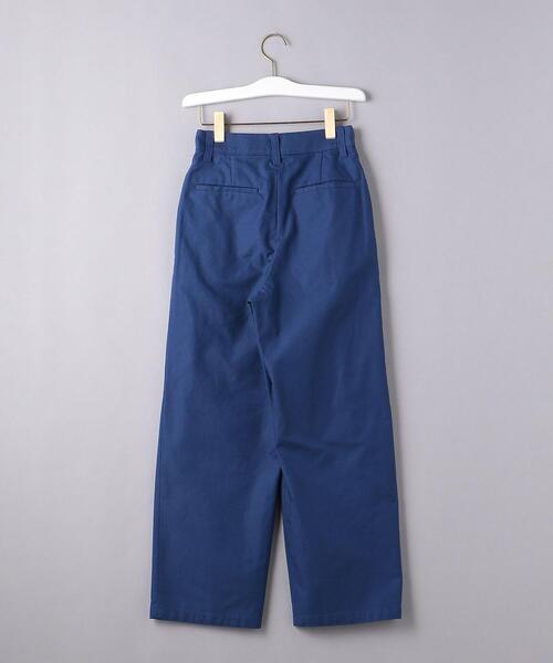 UNITED ARROWS(ユナイテッドアローズ)の「WEB限定<UNITED ARROWS>C タック パンツ W(その他パンツ・レディース・ホワイト/ベージュ/ネイビー/ロイヤルブルー・40/38/36)」の9枚目の写真