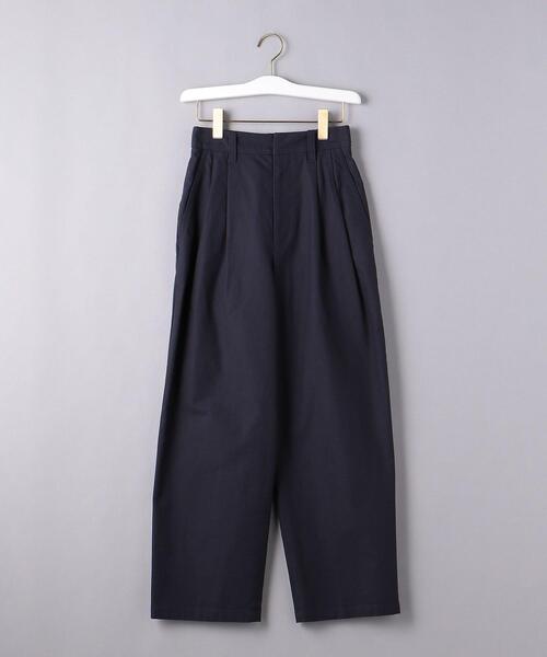UNITED ARROWS(ユナイテッドアローズ)の「WEB限定<UNITED ARROWS>C タック パンツ W(その他パンツ・レディース・ホワイト/ベージュ/ネイビー/ロイヤルブルー・40/38/36)」の10枚目の写真