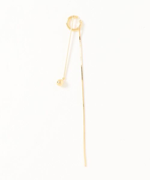 mou（モウ）の「2セットロングボールイヤーカフ(片耳用)（イヤーカフ・レディース・シルバー/ゴールド・FREE）」の11枚目の写真