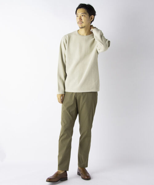 NOLLEY'S goodman（ノーリーズグッドマン）の「イージートラウザースラックス パンツ(※上品なカジュアルからビジネススタイルまで対応可能な万能トラウザーパンツ)（スラックス・メンズ・ベージュ/ネイビー/ブラウン系1/オリーブ・S/L/M/LL）」の5枚目の写真