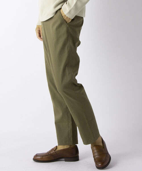 NOLLEY'S goodman（ノーリーズグッドマン）の「イージートラウザースラックス パンツ(※上品なカジュアルからビジネススタイルまで対応可能な万能トラウザーパンツ)（スラックス・メンズ・ベージュ/ネイビー/ブラウン系1/オリーブ・S/L/M/LL）」の7枚目の写真