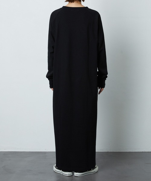 FREAK'S STORE（フリークスストア）の「リラックスTシャツワンピース（ワンピース・レディース・ブラック/グリーン・マルチサイズ）」の14枚目の写真