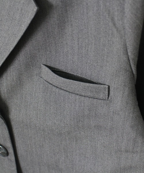 one way（ワンウェイ）の「【oneway Jeans】クロップドテーラードジャケット（テーラードジャケット・レディース・ライトグレー/ブラック・FREE）」の12枚目の写真