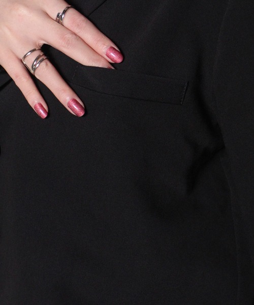 one way（ワンウェイ）の「【oneway Jeans】クロップドテーラードジャケット（テーラードジャケット・レディース・ライトグレー/ブラック・FREE）」の17枚目の写真