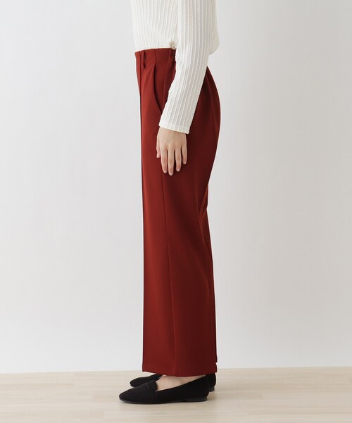 Cutie Blonde(キューティーブロンド)の「◆【S-L】カルゼワイドセンタープレスパンツ(その他パンツ・レディース・ブラック/ダークグリーン/ダークブラウン/サンドベージュ・01/02/03)」の6枚目の写真