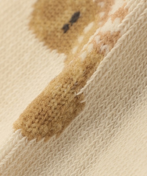 petit main（プティマイン）の「【くま柄】2Pクマ柄+リボンソックス（ソックス/靴下・キッズ・ラベンダー/オフホワイト・L/SS/M/S）」の10枚目の写真