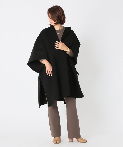 Deuxieme Classe（ドゥーズィエムクラス）の「*victorian ポンチョ（ポンチョ・レディース・ブラック/ベージュ・FREE）」の22枚目の写真