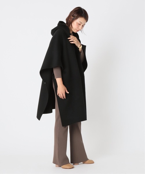 Deuxieme Classe（ドゥーズィエムクラス）の「*victorian ポンチョ（ポンチョ・レディース・ブラック/ベージュ・FREE）」の3枚目の写真