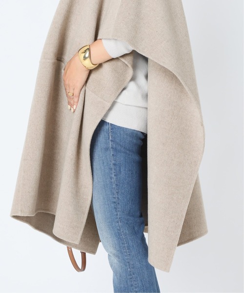 Deuxieme Classe（ドゥーズィエムクラス）の「*victorian ポンチョ（ポンチョ・レディース・ブラック/ベージュ・FREE）」の11枚目の写真