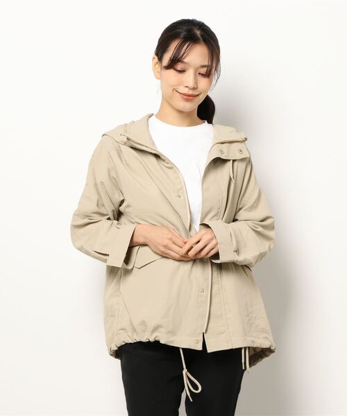 Samansa Mos2 blue（サマンサモスモスブルー）の「マウンテンパーカー（パーカー・レディース・ベージュ/ブラウン/カーキ・ﾌﾘ-）」の7枚目の写真