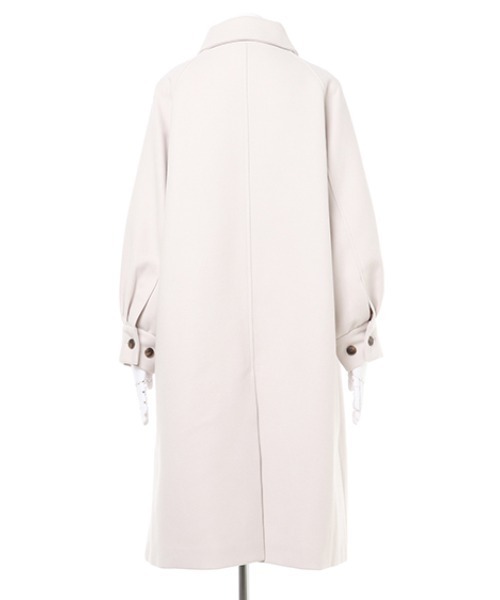 INGNI（イング）の「ステンカラーオーバーサイズコート（ステンカラーコート・レディース・アイボリー/ブラック/モカ/ベージュ系8/ピンク・M）」の6枚目の写真