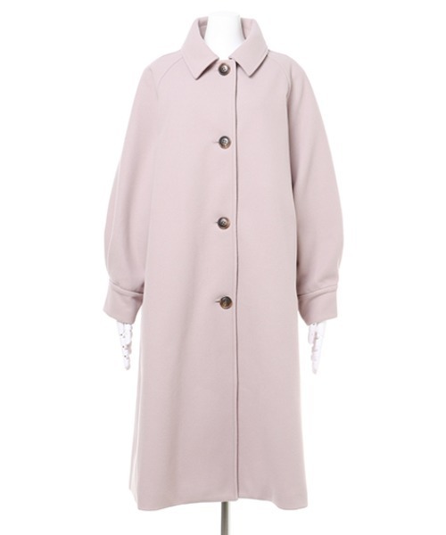 INGNI（イング）の「ステンカラーオーバーサイズコート（ステンカラーコート・レディース・アイボリー/ブラック/モカ/ベージュ系8/ピンク・M）」の18枚目の写真