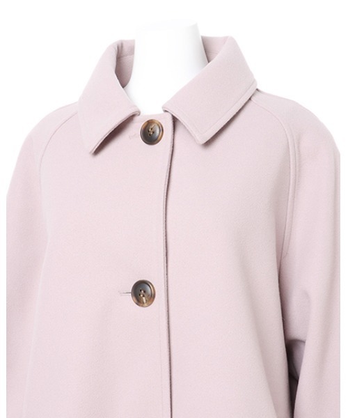 INGNI（イング）の「ステンカラーオーバーサイズコート（ステンカラーコート・レディース・アイボリー/ブラック/モカ/ベージュ系8/ピンク・M）」の22枚目の写真