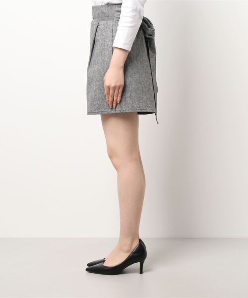 one after another NICE CLAUP（ワンアフターアナザーナイスクラップ）の「後ろ姿で差をつける。バックリボンショートパンツ（その他パンツ・レディース・ブラウン/ブラック/ブラック系その他・FREE）」の4枚目の写真