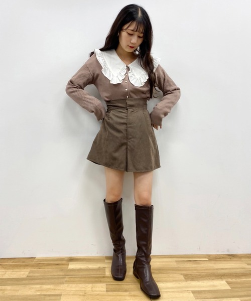 one after another NICE CLAUP（ワンアフターアナザーナイスクラップ）の「後ろ姿で差をつける。バックリボンショートパンツ（その他パンツ・レディース・ブラウン/ブラック/ブラック系その他・FREE）」の13枚目の写真