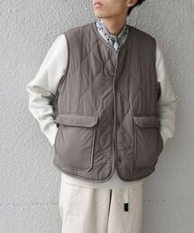 SHIPS any | SHIPS any: 【ウォッシャブル】CASHPAD キルティング/マイクロフリース リバーシブル ベスト◇(その他アウター)