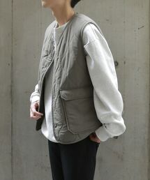 SHIPS any | SHIPS any: 【ウォッシャブル】CASHPAD キルティング/マイクロフリース リバーシブル ベスト◇(その他アウター)