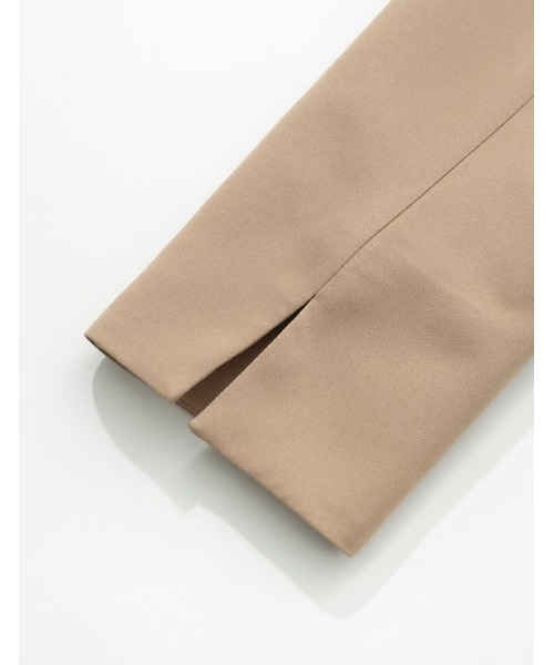 Re:EDIT（リエディ）の「[低身長サイズ有]ストレッチツイルテーラードジャケット（テーラードジャケット・レディース・ベージュ/アイボリー/ブラック/カーキ/モカ・SHORT/SMALL/MEDIUM/LARGE）」の16枚目の写真