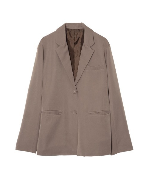 Re:EDIT（リエディ）の「[低身長サイズ有]ストレッチツイルテーラードジャケット（テーラードジャケット・レディース・ベージュ/アイボリー/ブラック/カーキ/モカ・SHORT/SMALL/MEDIUM/LARGE）」の20枚目の写真