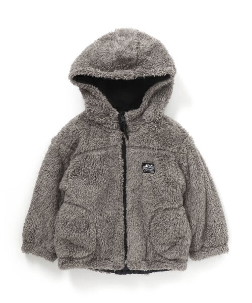 BREEZE（ブリーズ）の「WEB限定 リバーシブルインサレーションジャケット（ダウンジャケット/コート・キッズ・グレー/ネイビー/キャメル/カーキ・100/140/80/90/110/120/130）」の9枚目の写真