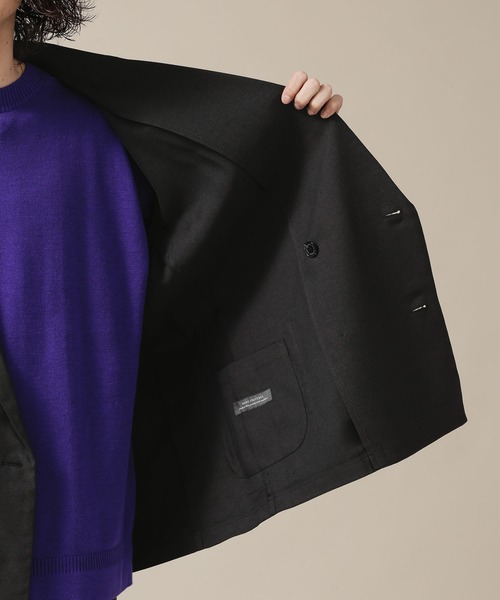 NANO universe（ナノユニバース）の「ベルオムール メランジダブルセットアップ（セットアップ・メンズ・ブラック/ベージュ/グレー・L/XL/M/S）」の15枚目の写真