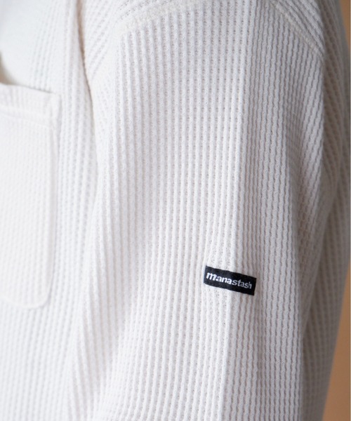 MANASTASH（マナスタッシュ）の「MANASTASH/マナスタッシュ　SNUG THERMAL L/S 22 スナッグサーマルロングスリーブ22　7123042（Tシャツ/カットソー・メンズ・ホワイト/ブラック/グレー/その他・MEDIUM/LARGE/X-LARGE）」の5枚目の写真
