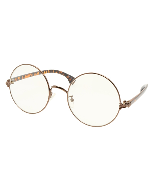 WEGO（ウィゴー）の「WEGO/ラウンドタイプ（メガネ・メンズ・ブラック/ブラウン系その他/ゴールド・FREE）」の2枚目の写真