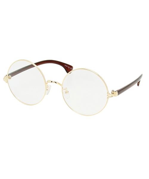 WEGO（ウィゴー）の「WEGO/ラウンドタイプ（メガネ・メンズ・ブラック/ブラウン系その他/ゴールド・FREE）」の3枚目の写真