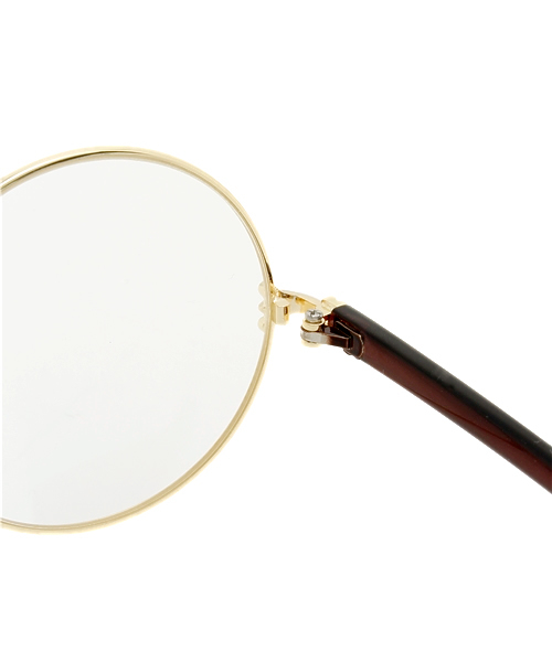 WEGO（ウィゴー）の「WEGO/ラウンドタイプ（メガネ・メンズ・ブラック/ブラウン系その他/ゴールド・FREE）」の11枚目の写真