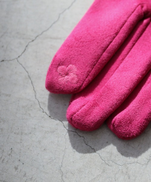 frames RAY CASSIN（フレームスレイカズン）の「【WEB限定】フェイクスェードカラーグローブ（手袋・レディース・ピンク/ターコイズブルー/マスタード/キャメル・FREE）」の13枚目の写真