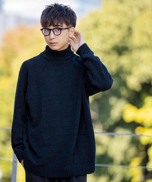 coen（コーエン）の「［洗える］モールモックネックニット（ニット