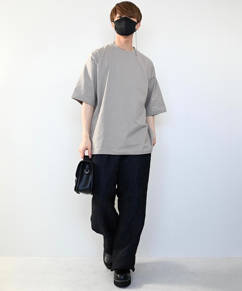 CLEL(クレイル)の「【CLEL】TC Loose Over Half Sleeve Tee / TC ルーズ オーバー半袖Tシャツ(Tシャツ/カットソー・メンズ・ホワイト/チャコールグレー/アッシュブラウン/グレイッシュベージュ・S/M/L)」の20枚目の写真