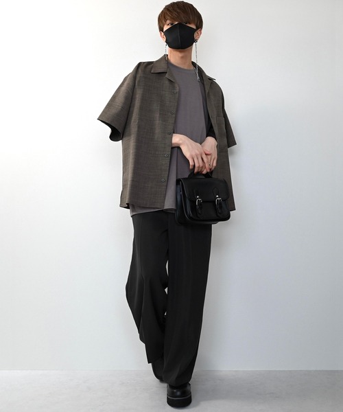 CLEL(クレイル)の「【CLEL】TC Loose Over Half Sleeve Tee / TC ルーズ オーバー半袖Tシャツ(Tシャツ/カットソー・メンズ・ホワイト/チャコールグレー/アッシュブラウン/グレイッシュベージュ・S/M/L)」の5枚目の写真