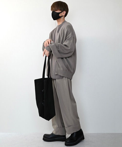 CLEL(クレイル)の「【CLEL】TC Loose Over Half Sleeve Tee / TC ルーズ オーバー半袖Tシャツ(Tシャツ/カットソー・メンズ・ホワイト/チャコールグレー/アッシュブラウン/グレイッシュベージュ・S/M/L)」の6枚目の写真