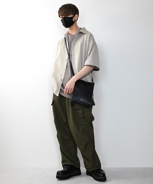 CLEL(クレイル)の「【CLEL】TC Loose Over Half Sleeve Tee / TC ルーズ オーバー半袖Tシャツ(Tシャツ/カットソー・メンズ・ホワイト/チャコールグレー/アッシュブラウン/グレイッシュベージュ・S/M/L)」の17枚目の写真