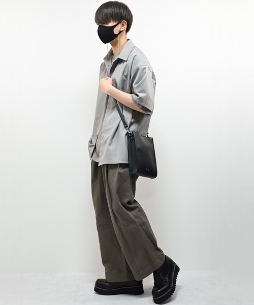 CLEL(クレイル)の「【CLEL】TC Loose Over Half Sleeve Tee / TC ルーズ オーバー半袖Tシャツ(Tシャツ/カットソー・メンズ・ホワイト/チャコールグレー/アッシュブラウン/グレイッシュベージュ・S/M/L)」の19枚目の写真