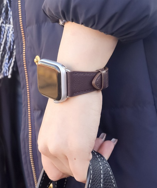 Urban Coral(アーバンコーラル)の「Apple Watch Band / アップルウォッチ バンド スリムイタリアンレザー / Urban Coral(デジタル腕時計・レディース・ブルー系その他/ローズ系/グレー系その他/グレー系その他2/アイボリー/ピンク系その他/ベビーピンク/サンドベージュ/ブラウン系その他/ラベンダー/オレンジ/ブラック系その他・44mm/40mm)」の8枚目の写真
