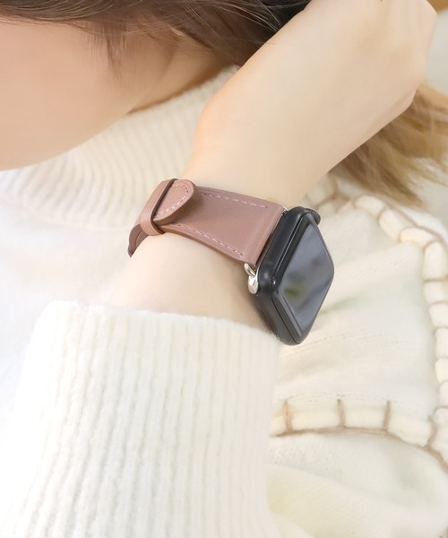 Urban Coral(アーバンコーラル)の「Apple Watch Band / アップルウォッチ バンド スリムイタリアンレザー / Urban Coral(デジタル腕時計・レディース・ブルー系その他/ローズ系/グレー系その他/グレー系その他2/アイボリー/ピンク系その他/ベビーピンク/サンドベージュ/ブラウン系その他/ラベンダー/オレンジ/ブラック系その他・44mm/40mm)」の11枚目の写真