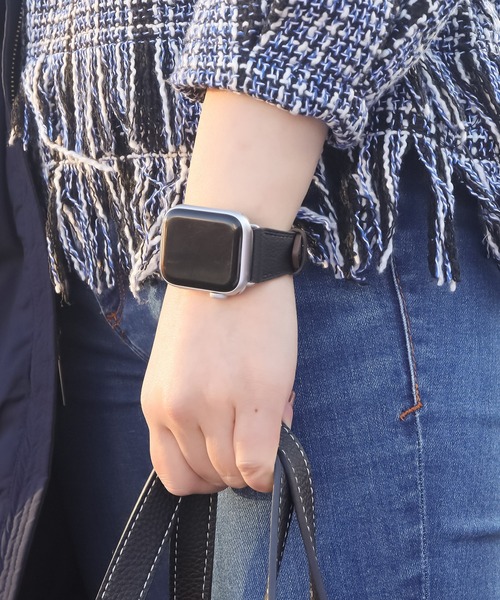 Urban Coral(アーバンコーラル)の「Apple Watch Band / アップルウォッチ バンド スリムイタリアンレザー / Urban Coral(デジタル腕時計・レディース・ブルー系その他/ローズ系/グレー系その他/グレー系その他2/アイボリー/ピンク系その他/ベビーピンク/サンドベージュ/ブラウン系その他/ラベンダー/オレンジ/ブラック系その他・44mm/40mm)」の3枚目の写真