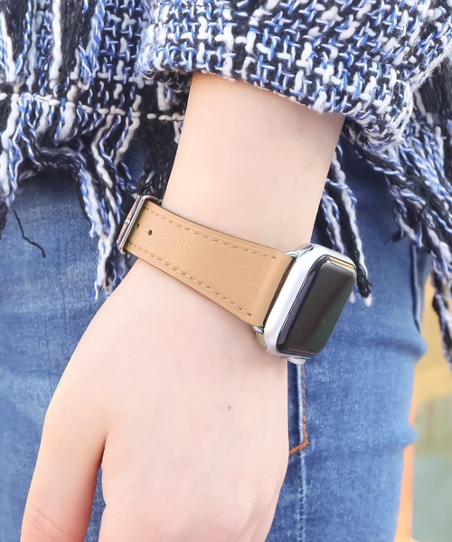 Urban Coral(アーバンコーラル)の「Apple Watch Band / アップルウォッチ バンド スリムイタリアンレザー / Urban Coral(デジタル腕時計・レディース・ブルー系その他/ローズ系/グレー系その他/グレー系その他2/アイボリー/ピンク系その他/ベビーピンク/サンドベージュ/ブラウン系その他/ラベンダー/オレンジ/ブラック系その他・44mm/40mm)」の6枚目の写真
