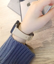 Apple Watch Band / アップルウォッチ バンド スリムイタリアンレザー / Urban Coral