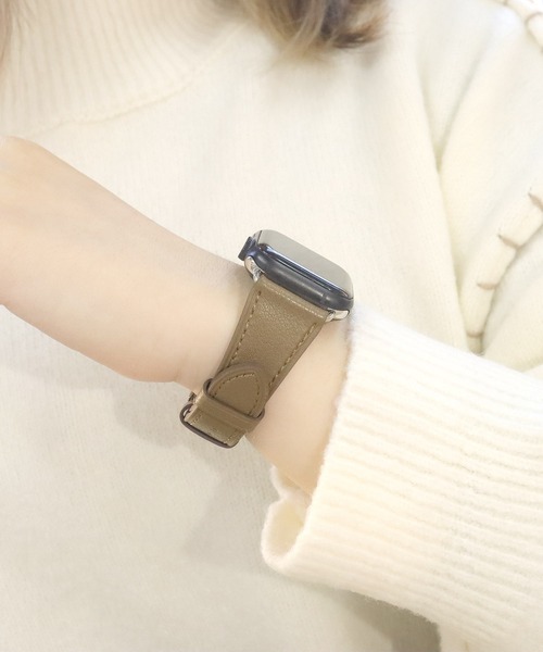 Urban Coral(アーバンコーラル)の「Apple Watch Band / アップルウォッチ バンド スリムイタリアンレザー / Urban Coral(デジタル腕時計・レディース・ブルー系その他/ローズ系/グレー系その他/グレー系その他2/アイボリー/ピンク系その他/ベビーピンク/サンドベージュ/ブラウン系その他/ラベンダー/オレンジ/ブラック系その他・44mm/40mm)」の16枚目の写真