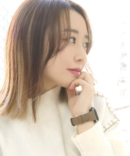 Urban Coral(アーバンコーラル)の「Apple Watch Band / アップルウォッチ バンド スリムイタリアンレザー / Urban Coral(デジタル腕時計・レディース・ブルー系その他/ローズ系/グレー系その他/グレー系その他2/アイボリー/ピンク系その他/ベビーピンク/サンドベージュ/ブラウン系その他/ラベンダー/オレンジ/ブラック系その他・44mm/40mm)」の17枚目の写真