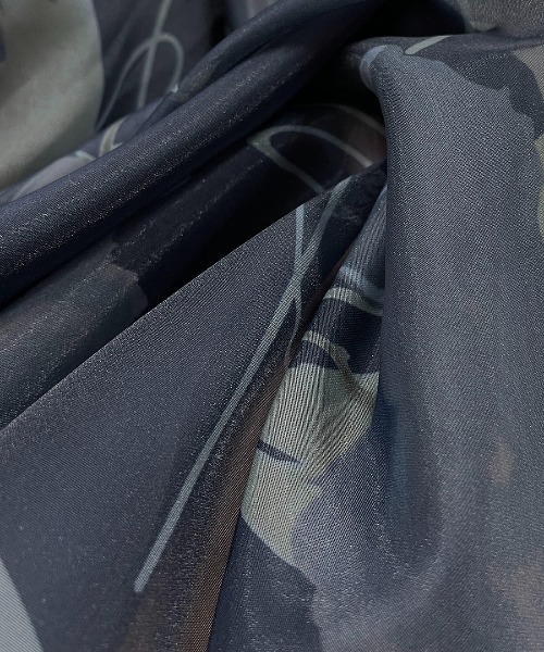 PICCIN（ピッチン）の「オーガンジーフラワーフレアスカート（スカート・レディース・ベージュ/ネイビー/サックスブルー・M/L）」の5枚目の写真