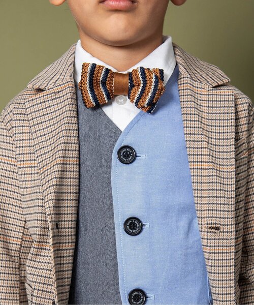 BREEZE（ブリーズ）の「チョウタイ（蝶ネクタイ・キッズ・ブラック/ワインレッド/レインボー/キャメル・FREE）」の9枚目の写真